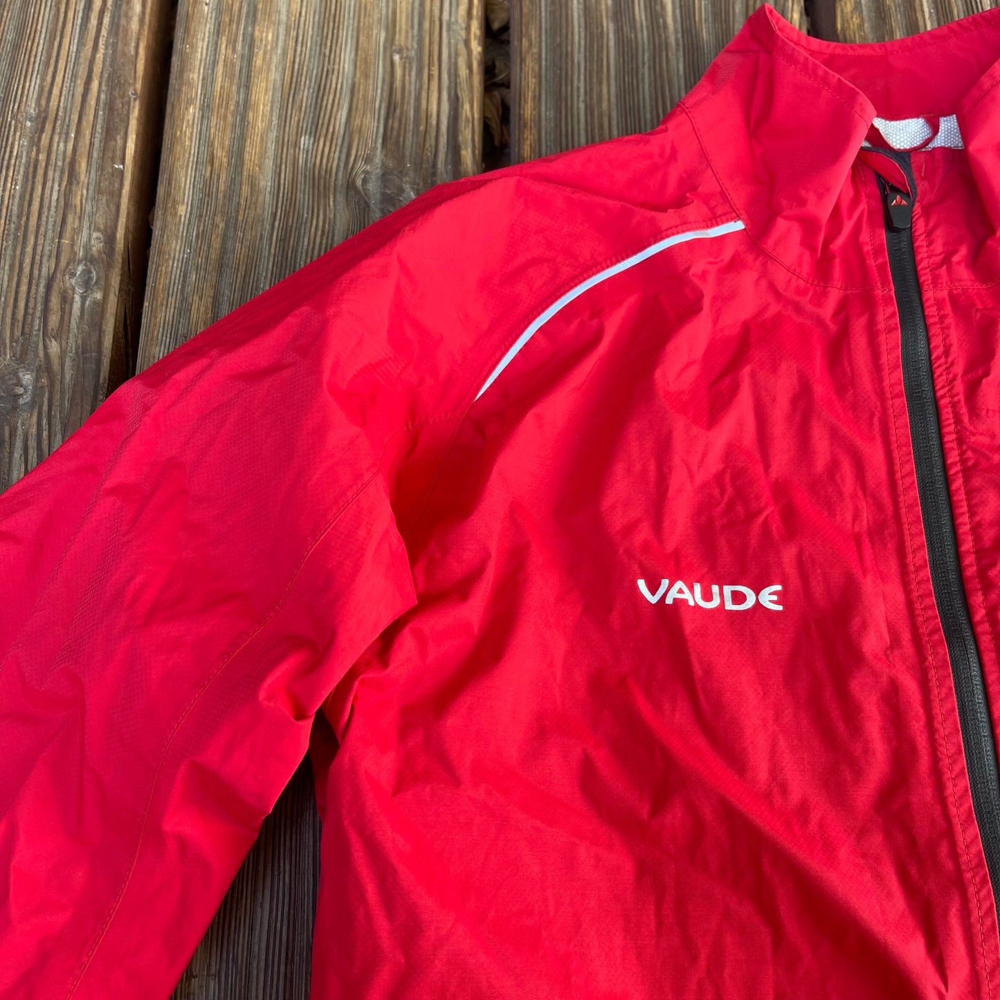 Wasserdichte Rad Jacke von Vaude (XL Herren) rot