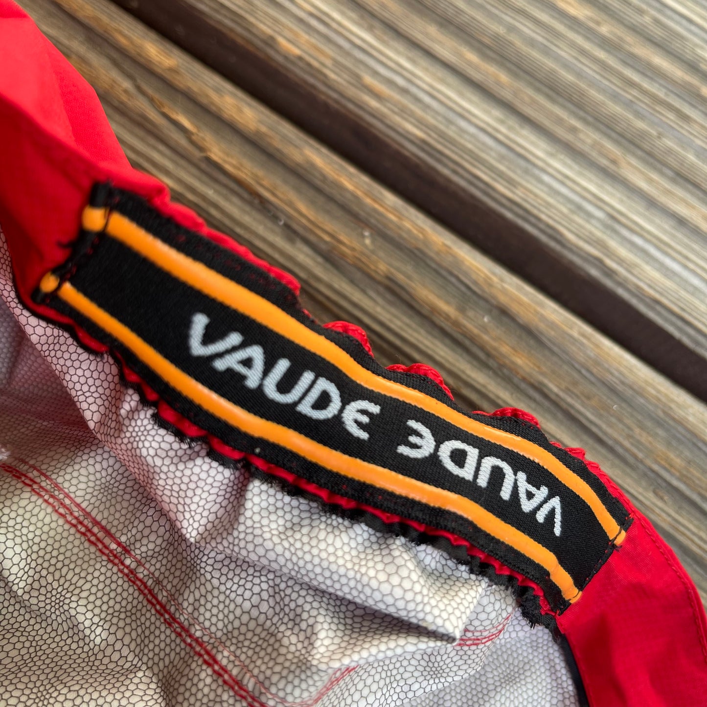 Wasserdichte Rad Jacke von Vaude (XL Herren) rot