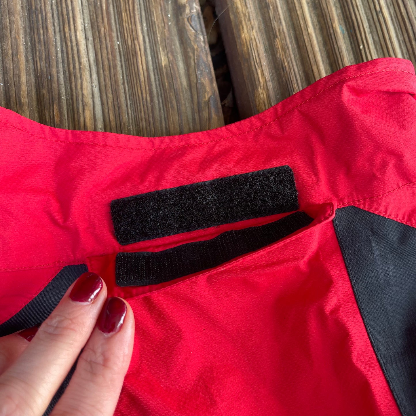 Wasserdichte Rad Jacke von Vaude (XL Herren) rot