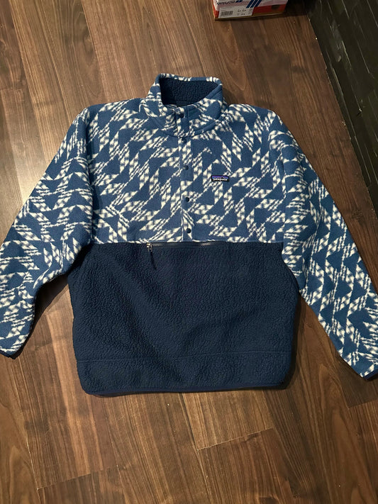 Fleece Pullover Patagonia (XL Herren) blau