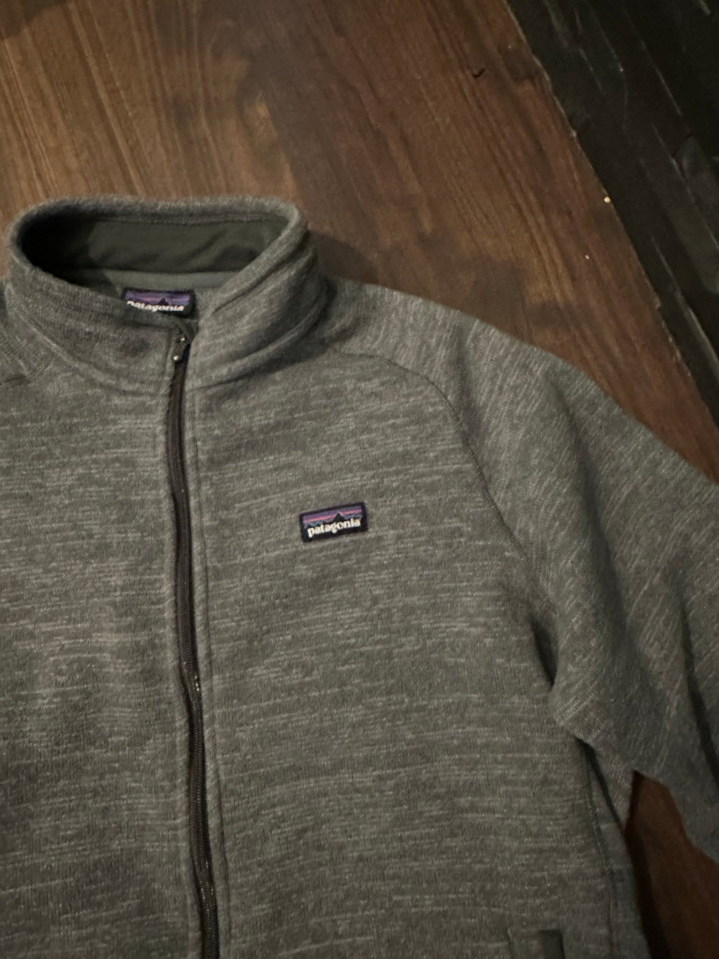 Patagonia Better Fleece Jacke (L Herren) Strickoptik grau