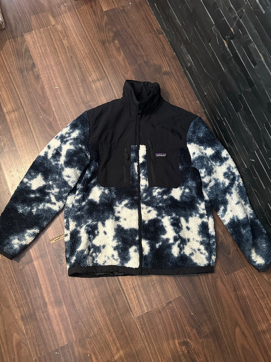 Teddy Jacke Patagonia (M Herren) schwarz weiß blau
