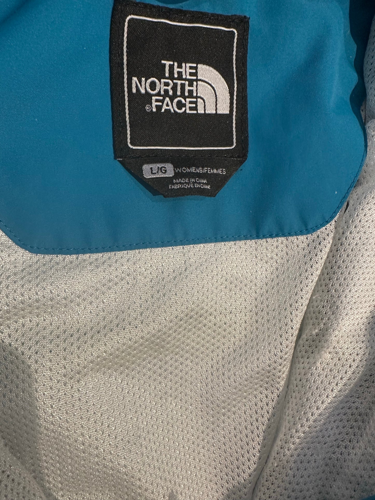 Regen Jacke von The North Face (L Damen) 3 lagig blau