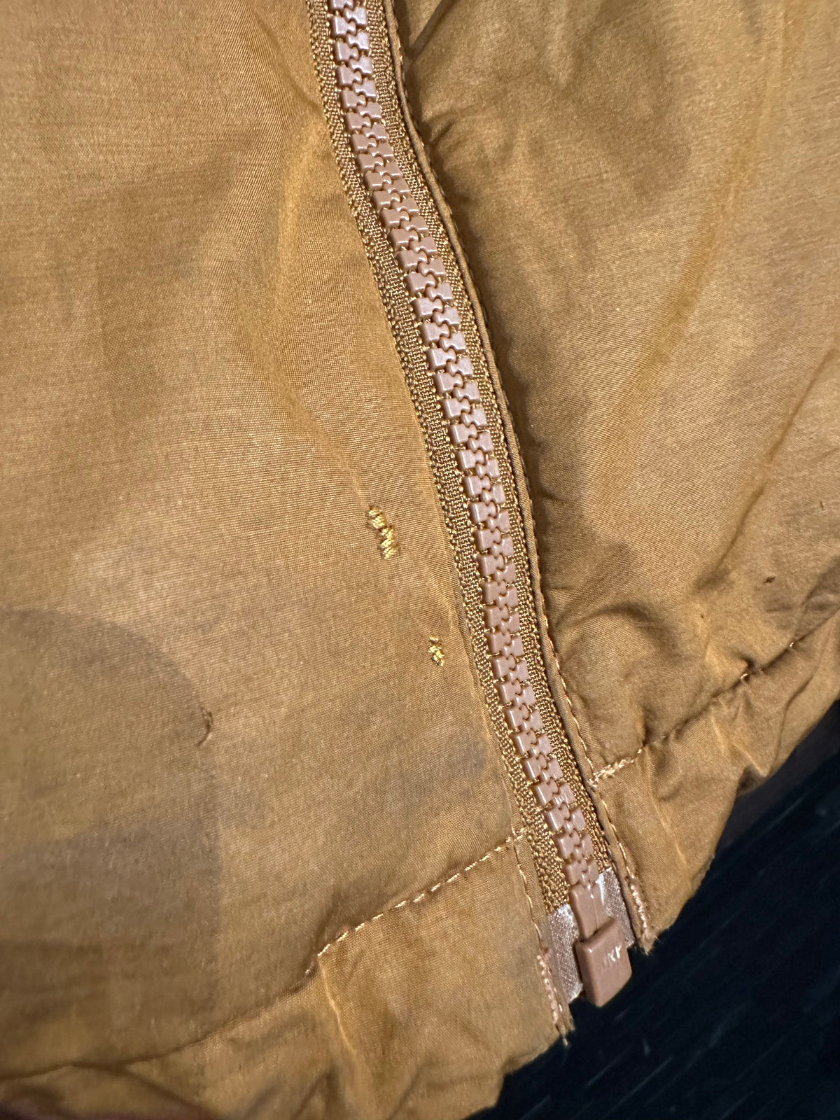 Daunen Jacke von Vaude (L Damen) wasserabweisend ocker