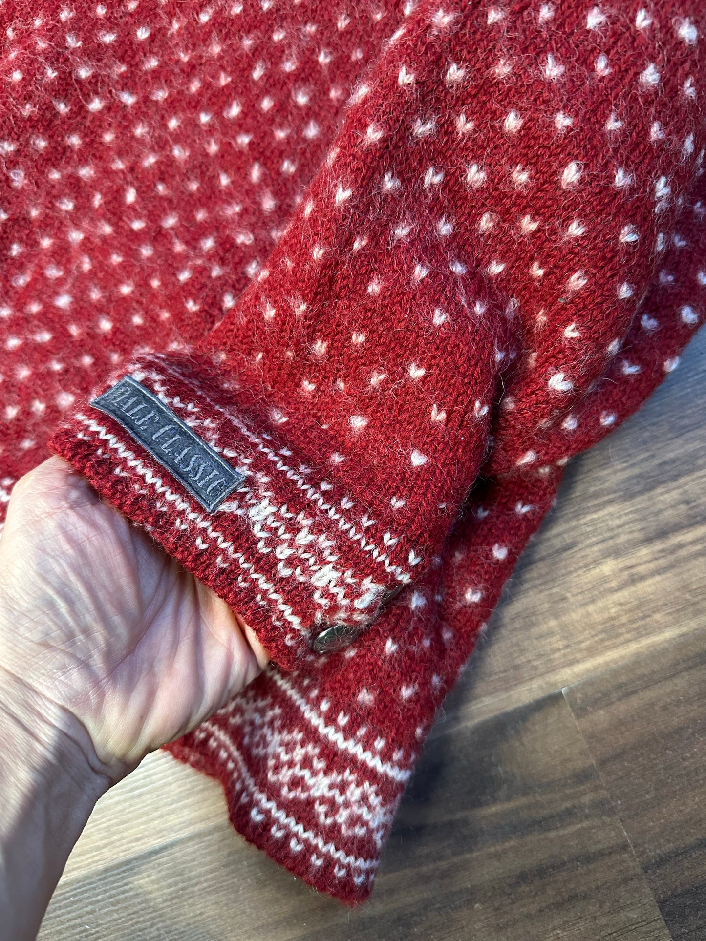 Strick Pullover Dale of Norway (S Damen) Wolle rot