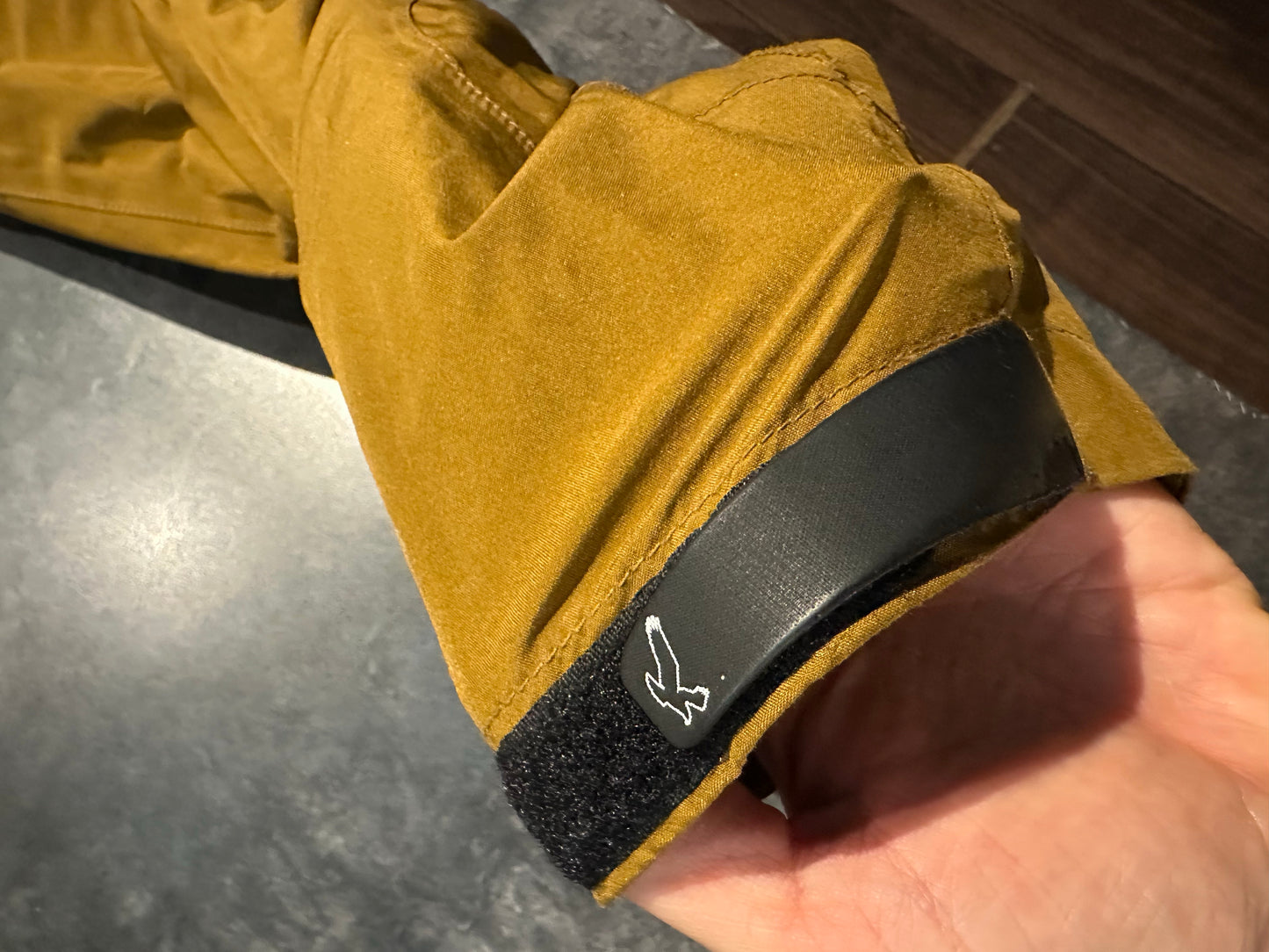 3in1 Jacke von Salewa (S Herren) wasserdicht Goretex senffarben