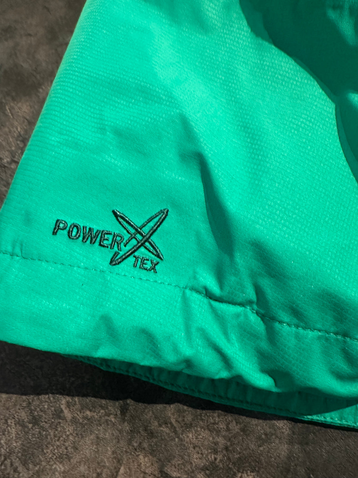 Regen Jacke Salewa PowerTex (L Damen) wasserdicht türkis