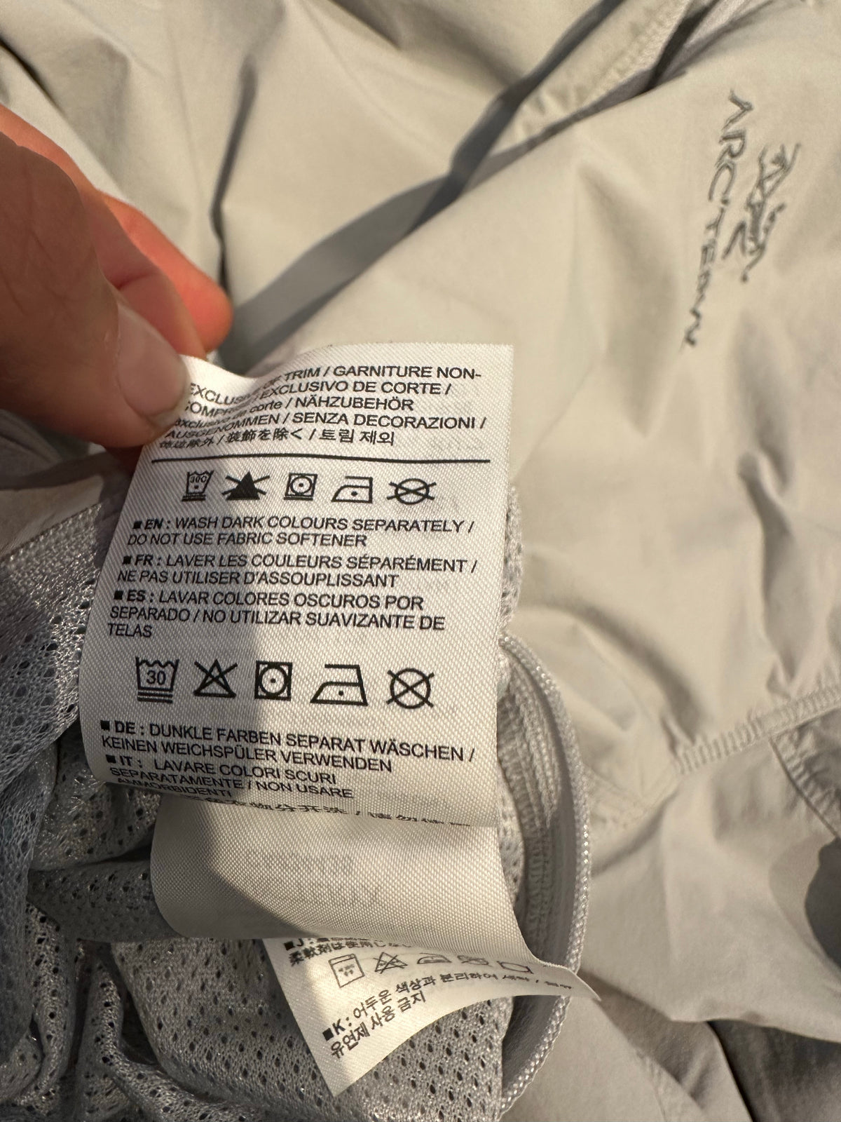 Jacke von Arcteryx Gamma (M Herren) weiß