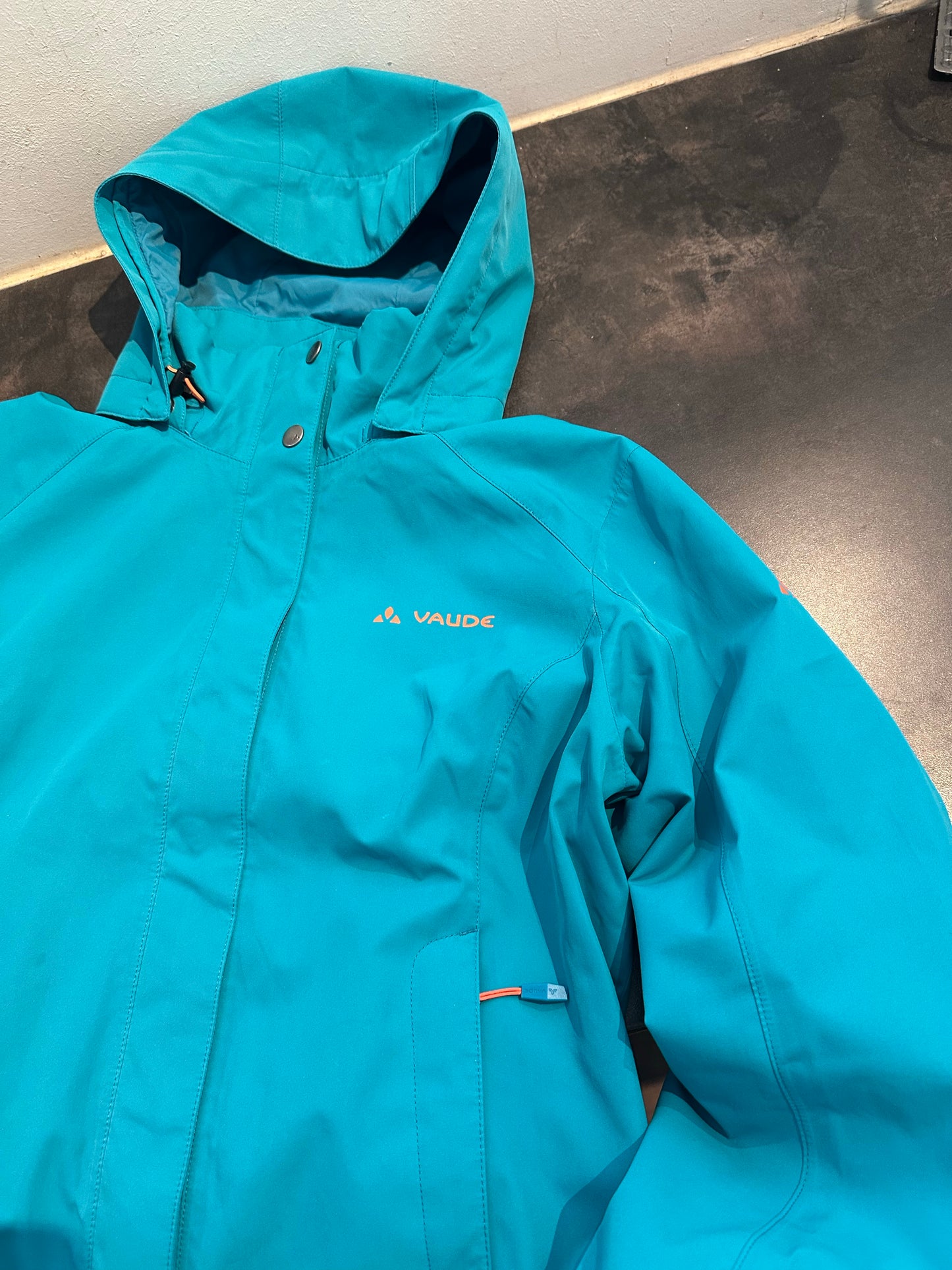 Regen Jacke von Vaude (L-XL Damen ) 3-lagig blau