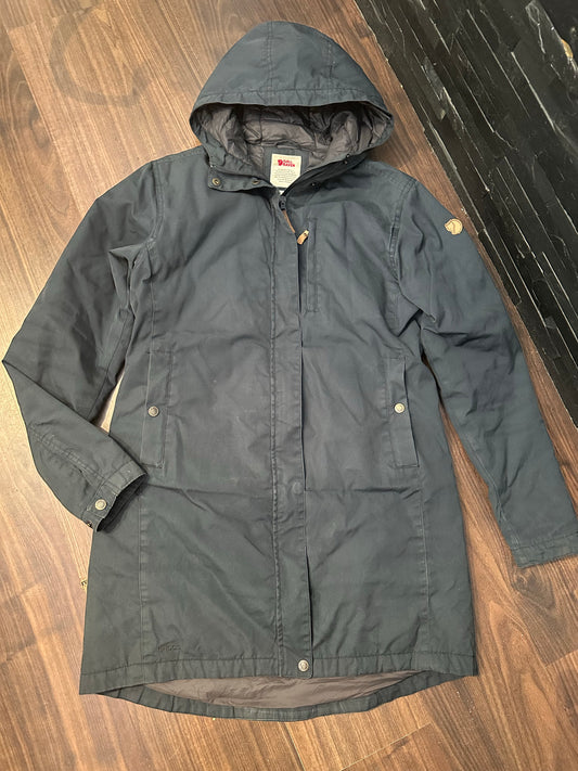 Jacke von Fjällräven (M Damen) Kiruna Parka Mantel marineblau