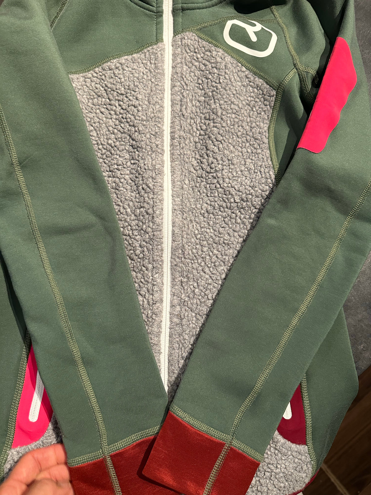 Ortovox Merino Zip Jacke (XS Damen) Kapuzenjacke grün