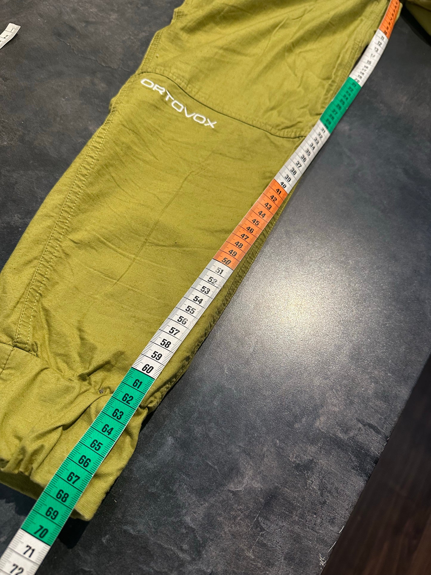Kletter Hose von Ortovox Baumwolle (S Damen) olive grün