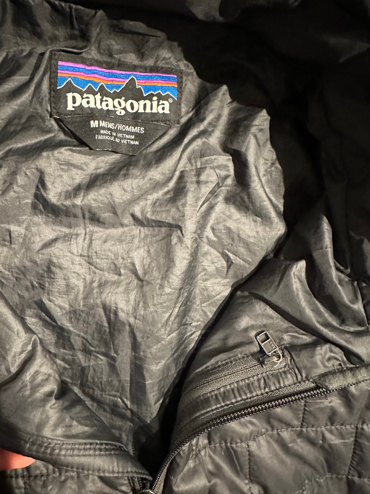 Patagonia Nano Puff Jacke (M Herren) schwarz
