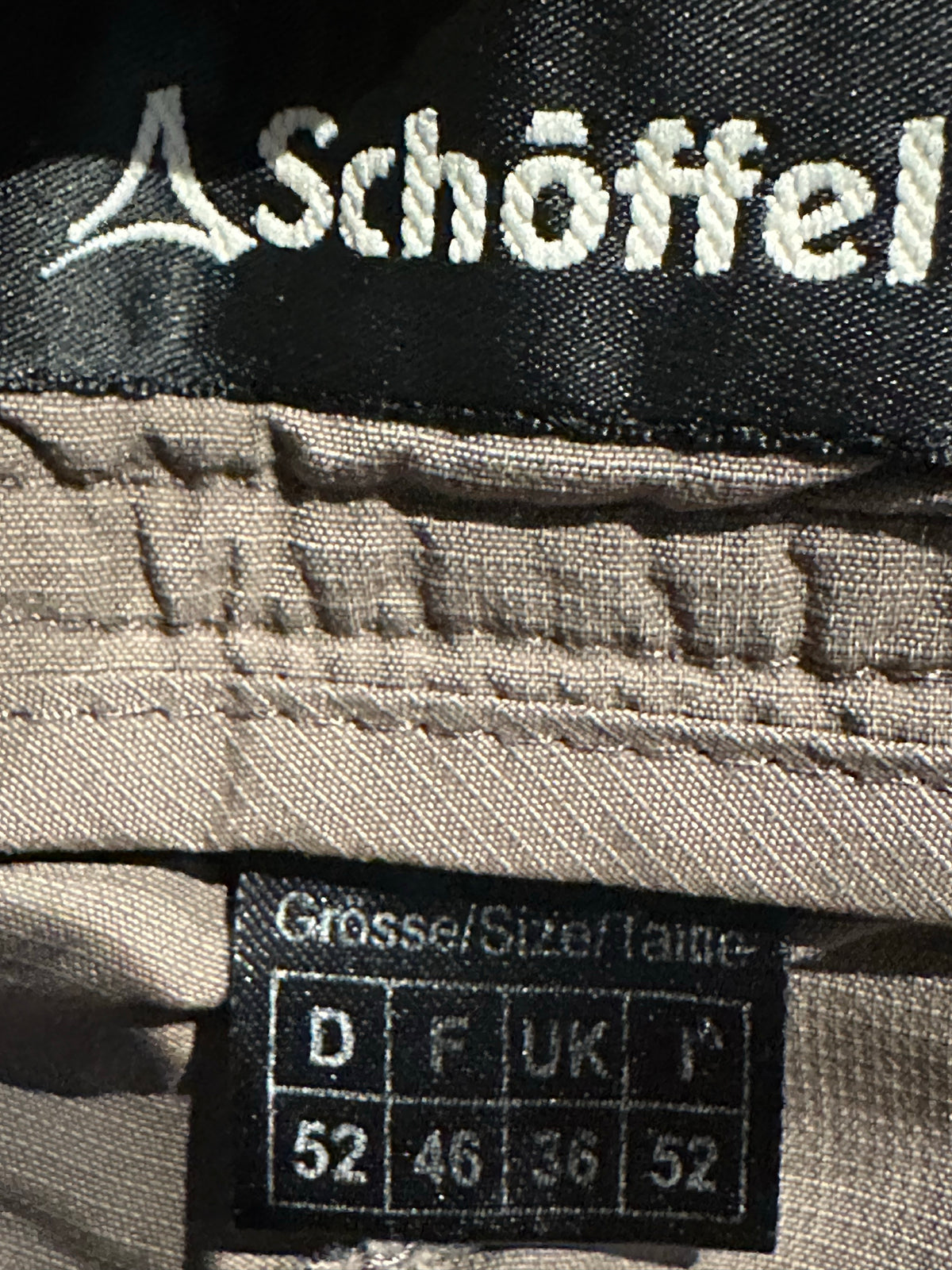 Hose von Schöffel (L Herren) braun