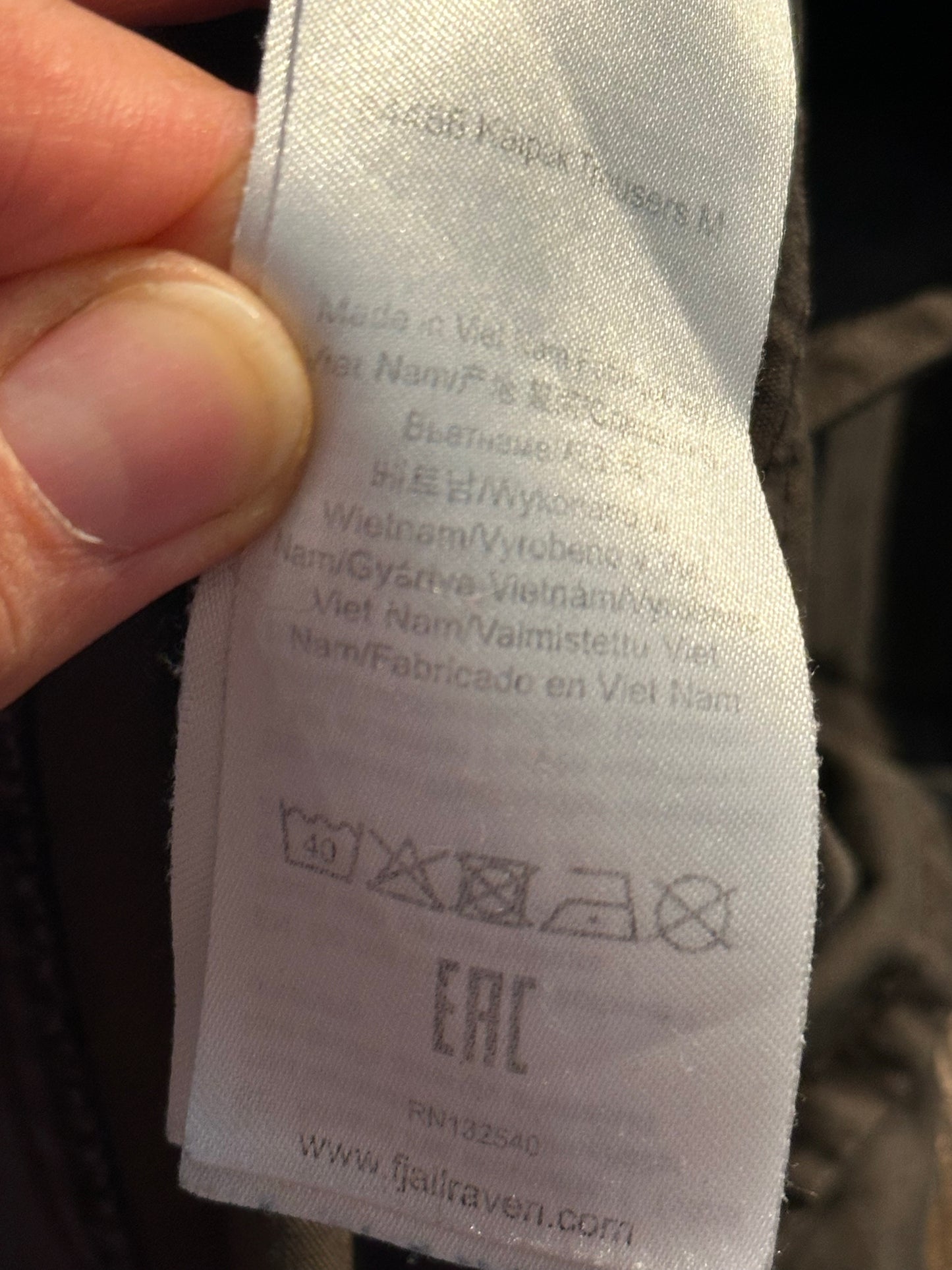Hose von Fjällräven (M Herren) G-1000 blau braun