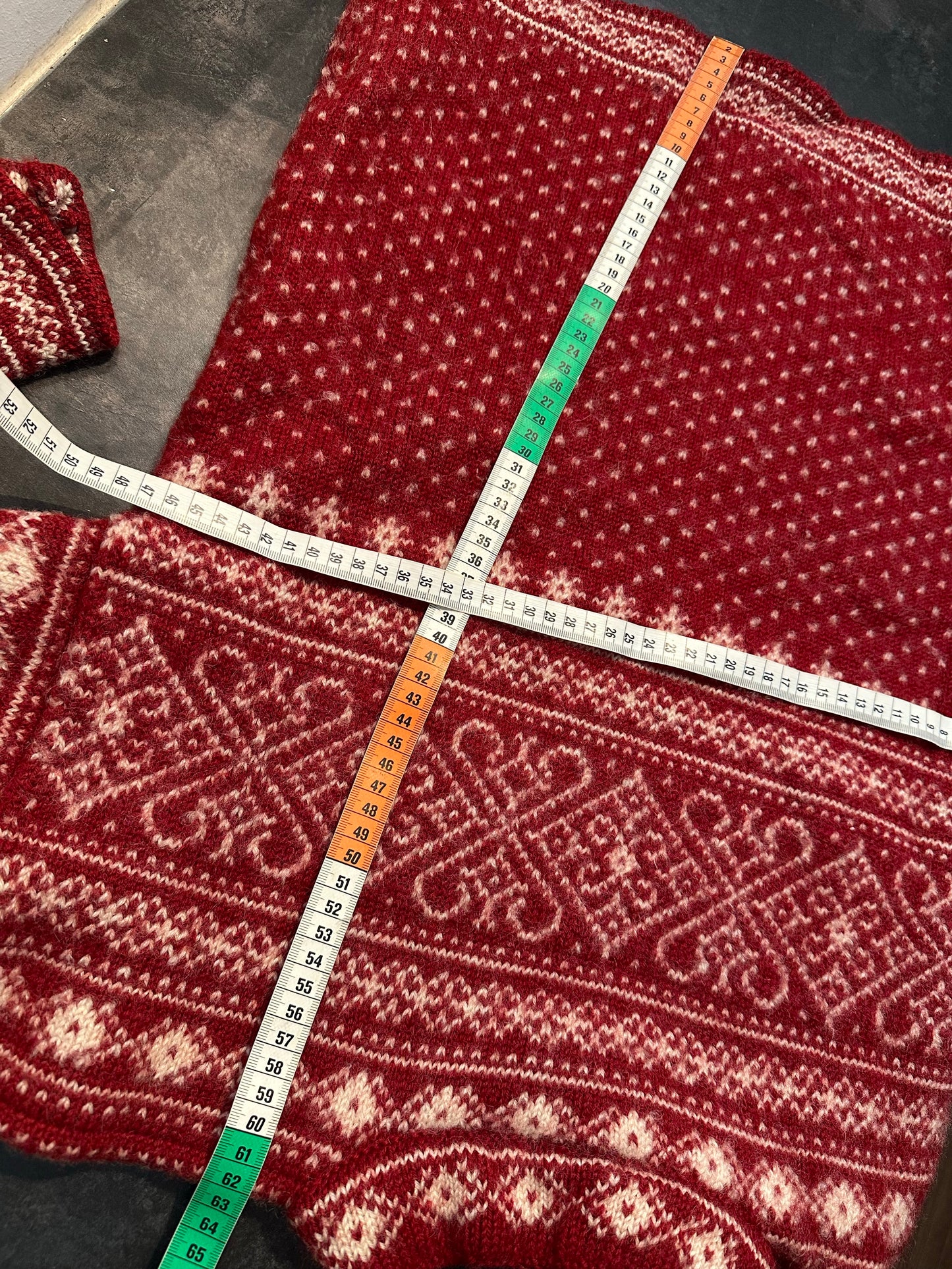 Strick Pullover Dale of Norway (S Damen) Wolle rot