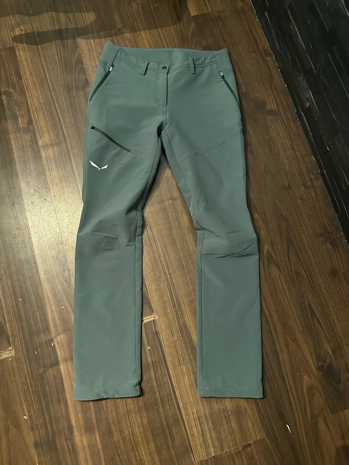 Hose Salewa leichtes Softshell (M Damen) grün