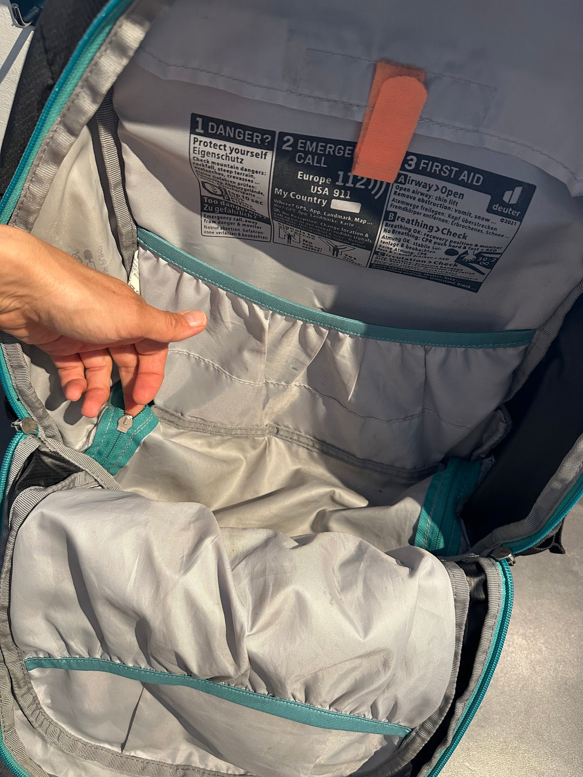 Rucksack Deuter Trans Alpine 28L schwarz grau