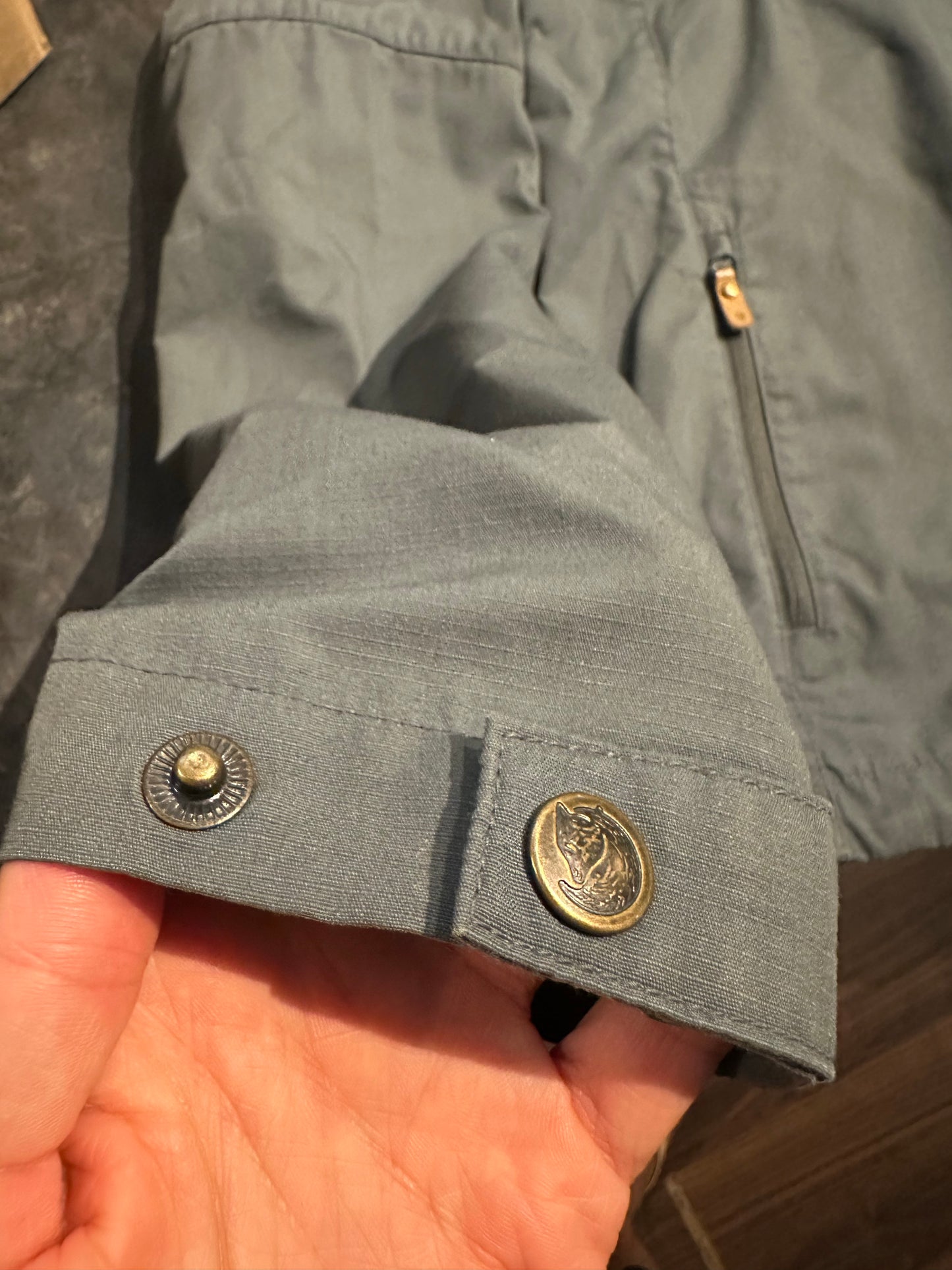Fjällräven Jacke G-1000 (S Damen) Stina stahl blau