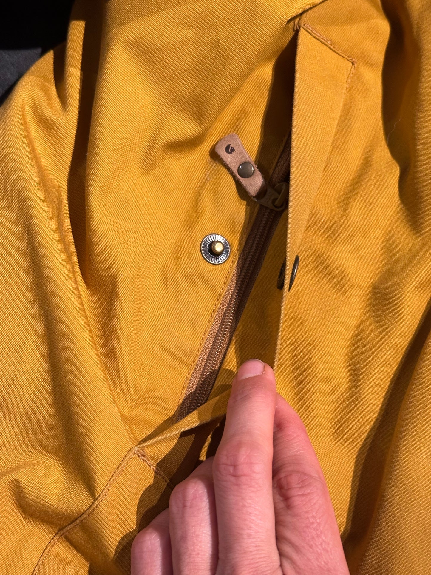 Jacke von Fjällräven (XL Damen) Kiruna Parka Mantel gelb