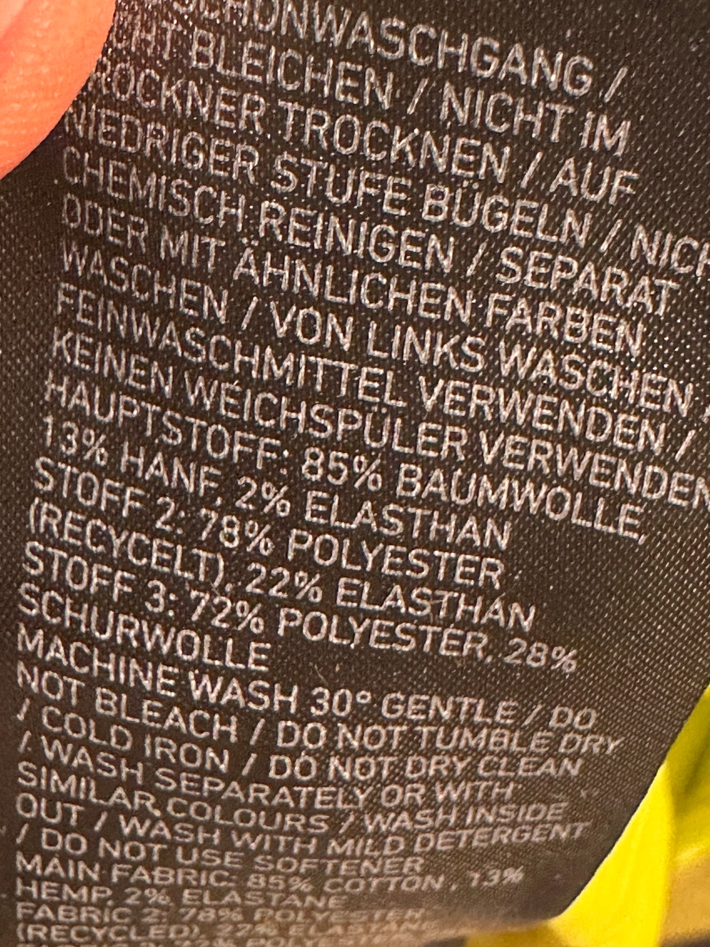 Kletter Hose von Ortovox Baumwolle (S Damen) olive grün