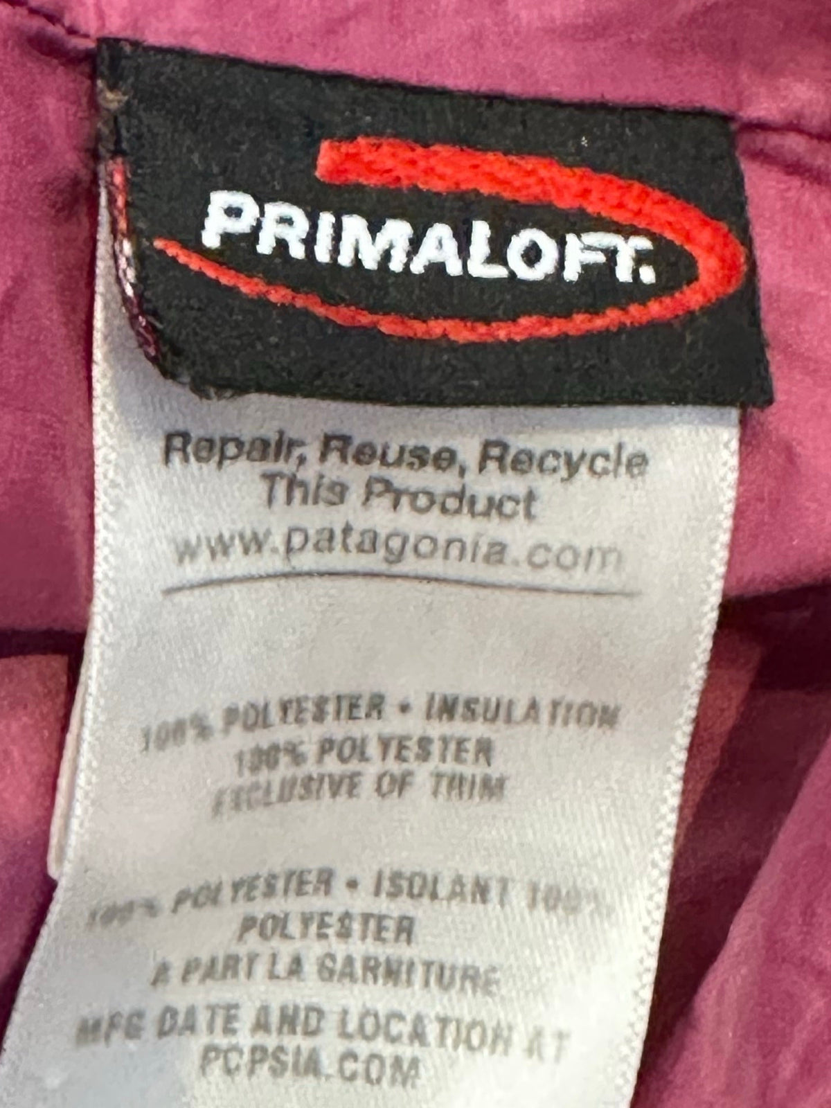 Primaloft Jacke von Patagonia (L Damen) Nano Puff lila