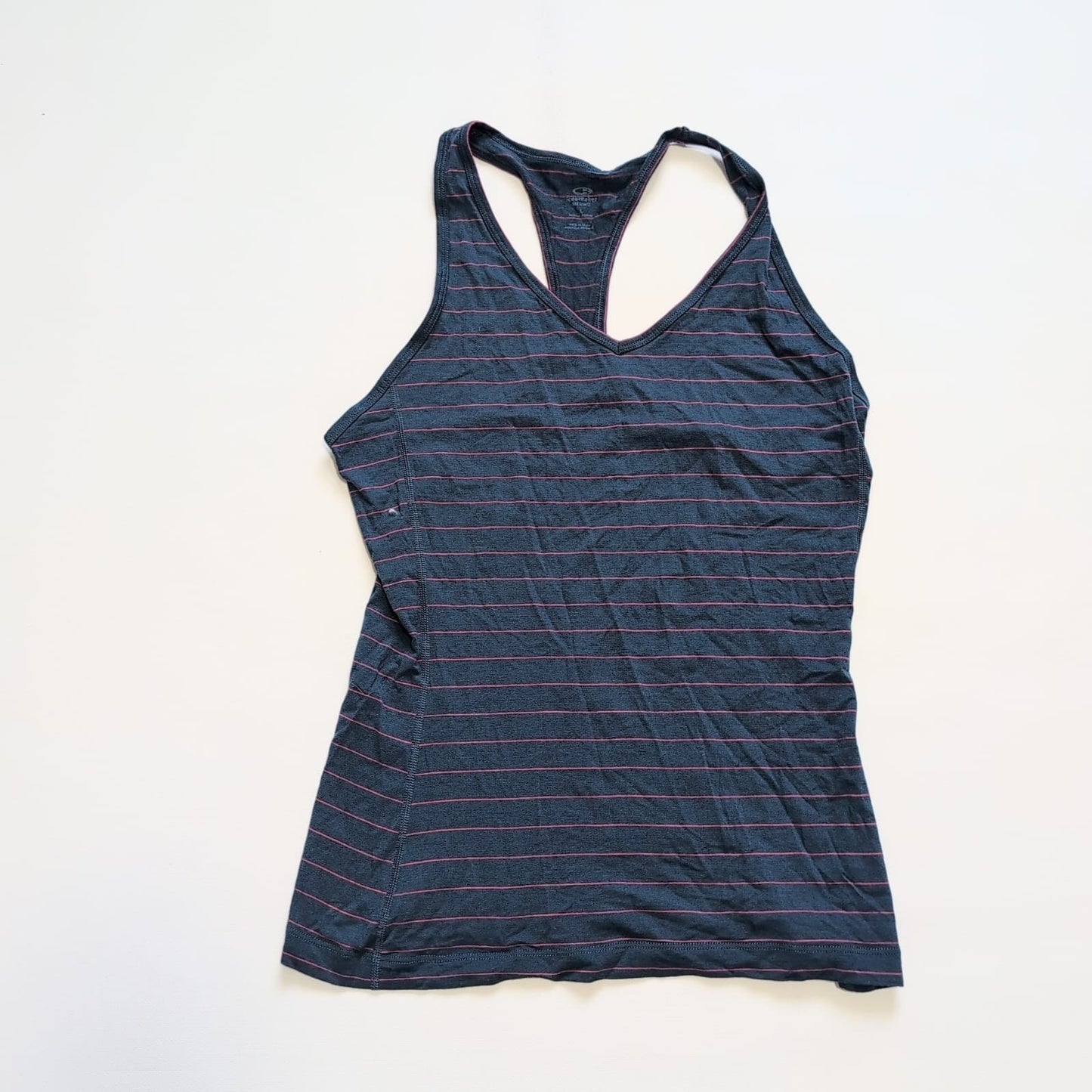 Tank Top von Icebreaker Merino (L Damen) marineblau gestreift