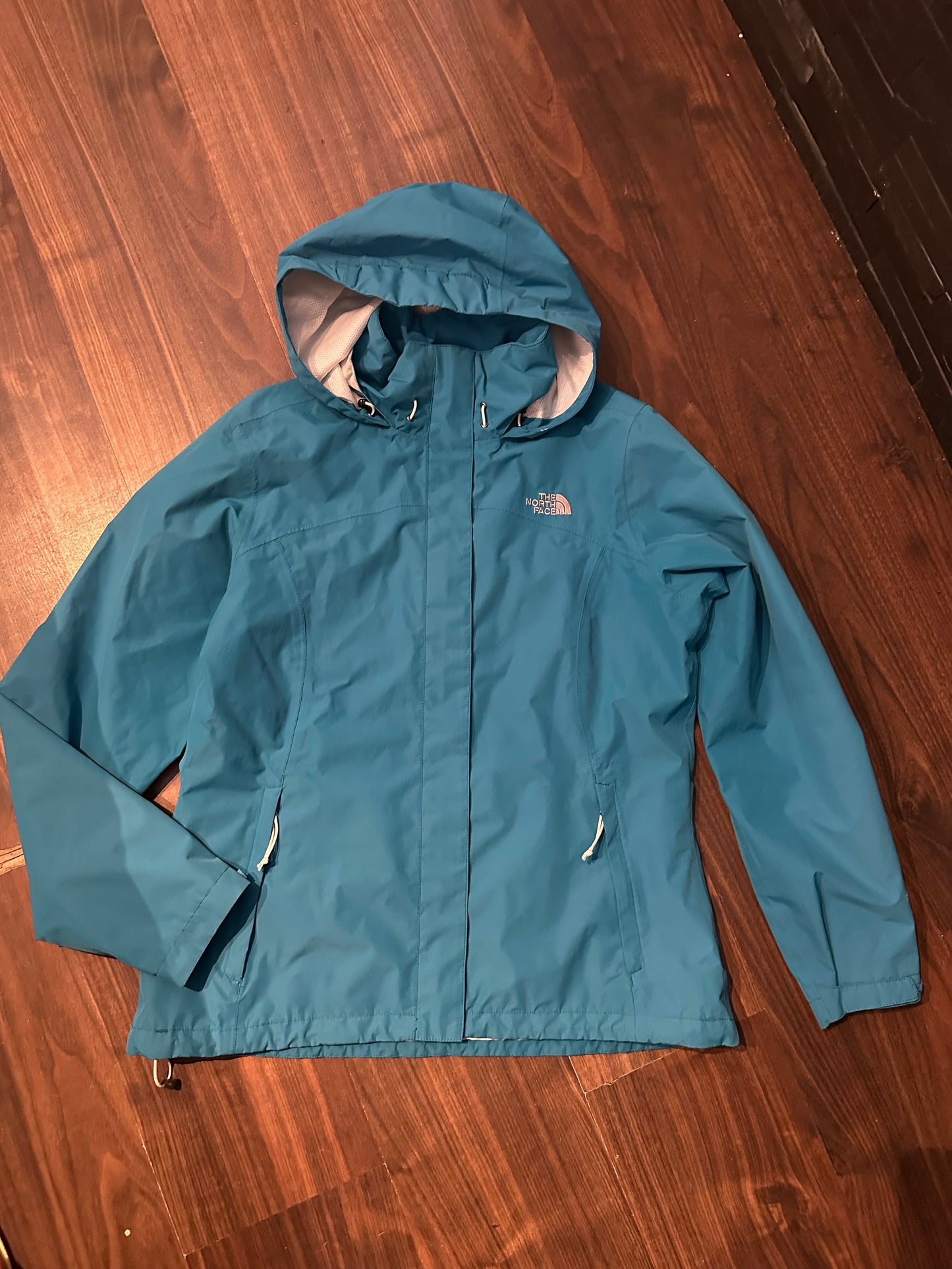 Regen Jacke von The North Face (L Damen) 3 lagig blau