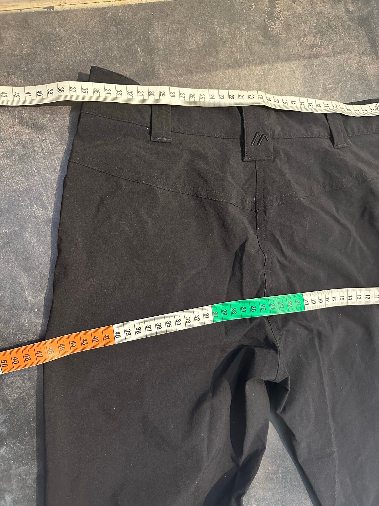 Trekking Hose Maier Sports (XS Damen) leichtes Stretch Softshell schwarz