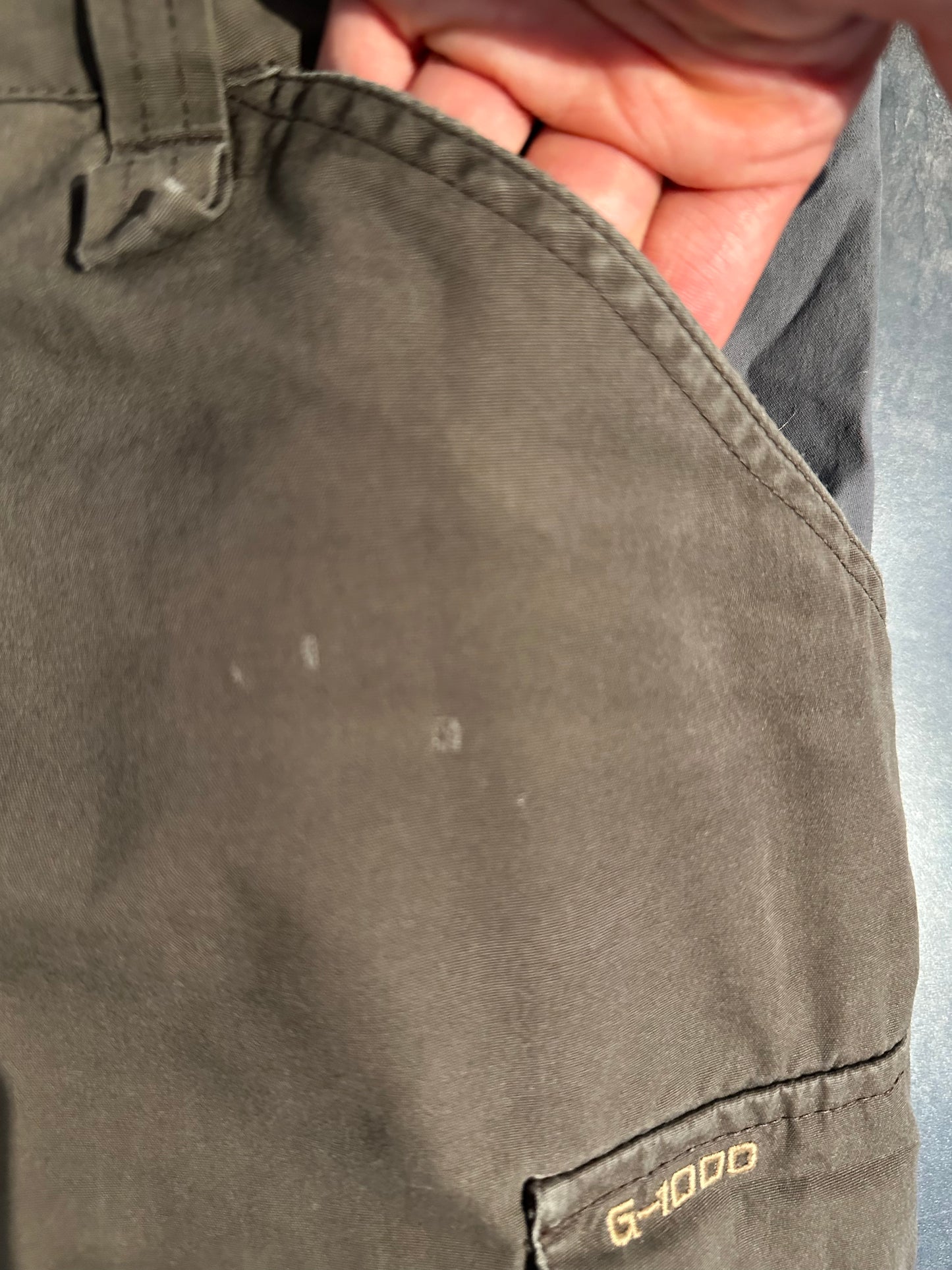 Hose von Fjällräven (M Herren) G-1000 blau braun