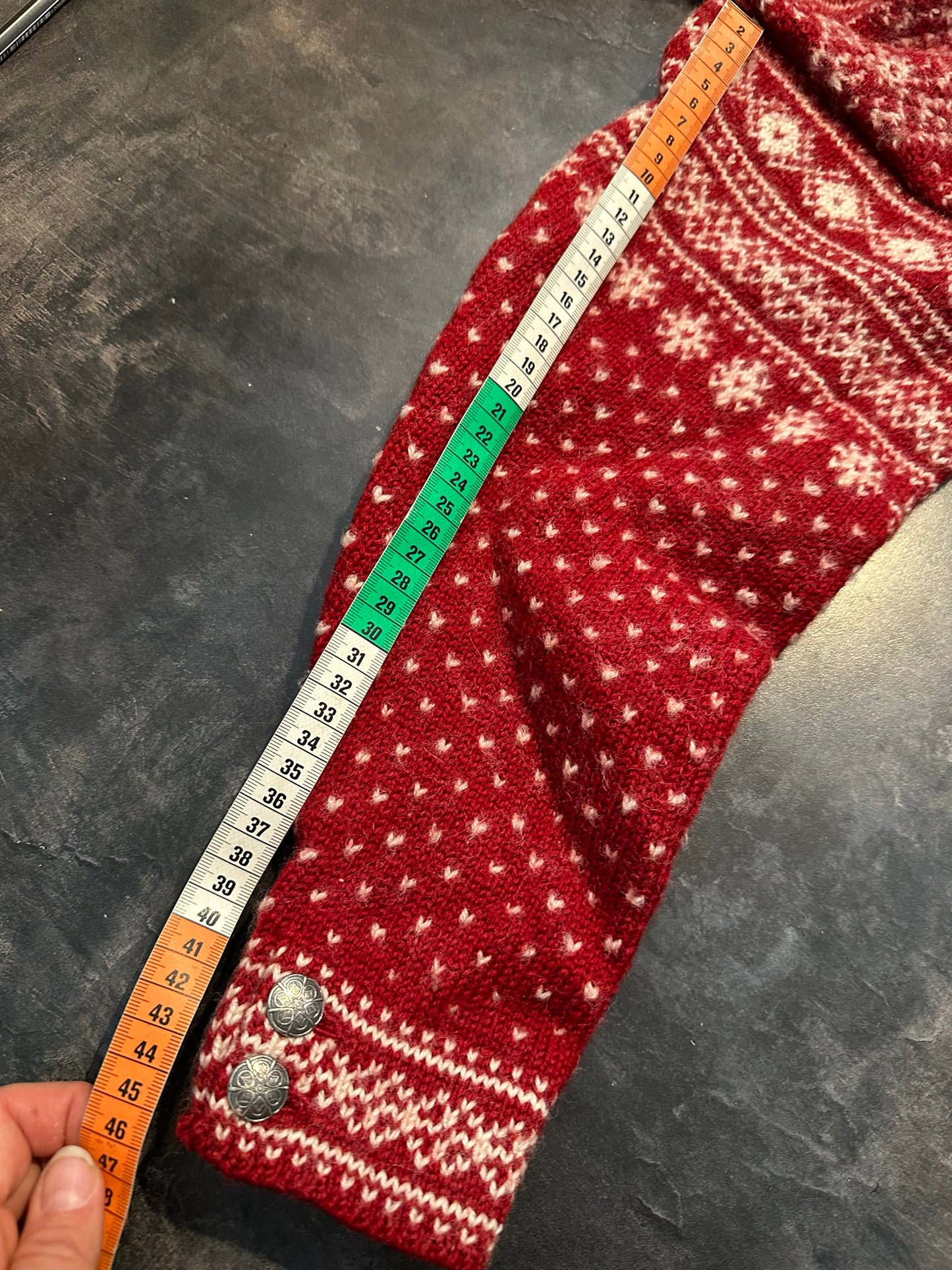 Strick Pullover Dale of Norway (S Damen) Wolle rot