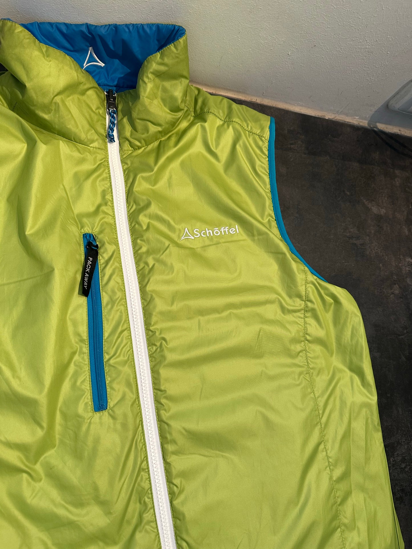 Wende Weste Schöffel Primaloft (M Herren) gelb blau