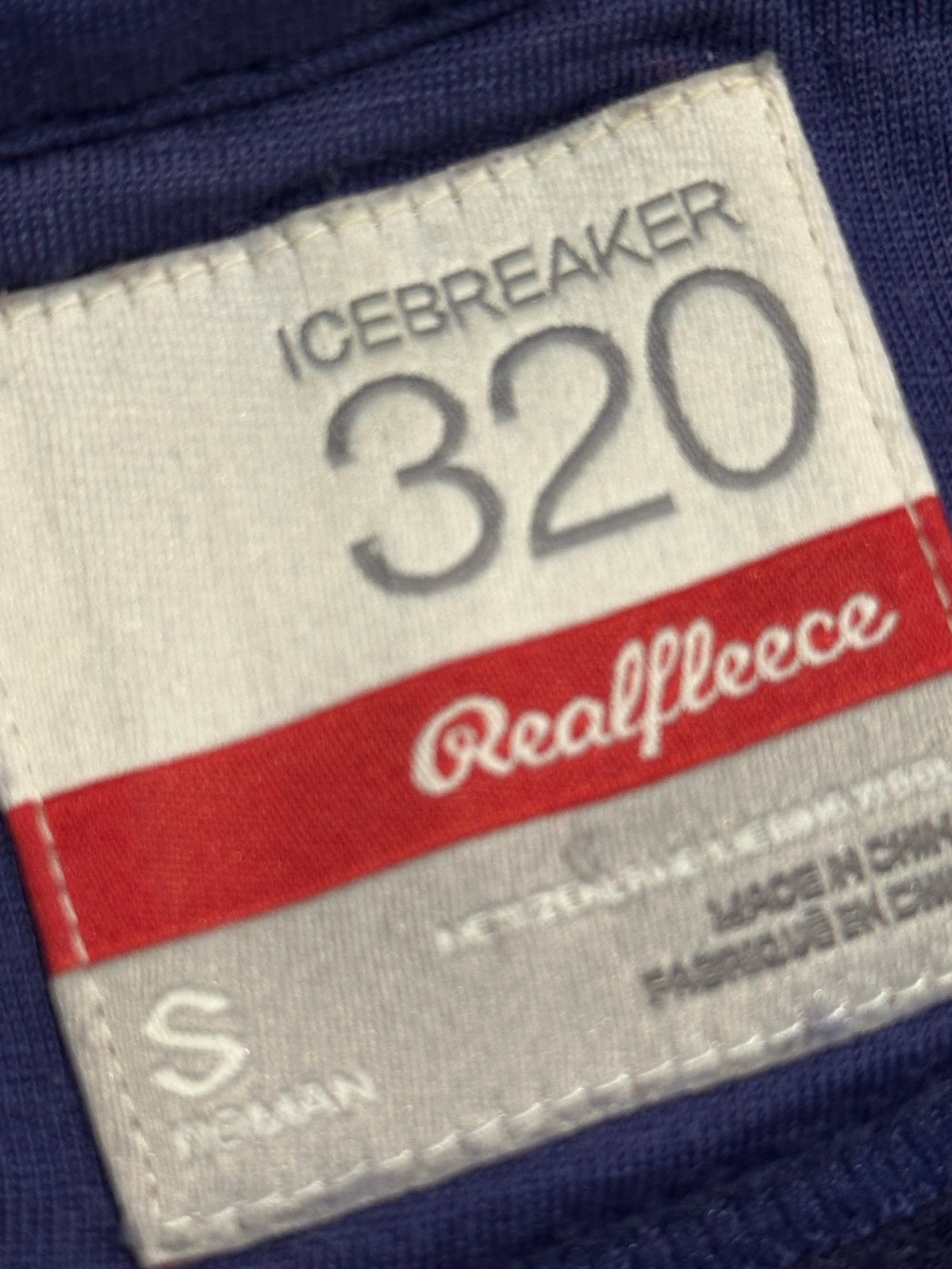 Zip Jacke von Icebreaker pure Merino 320 (Damen S) dunkelblau