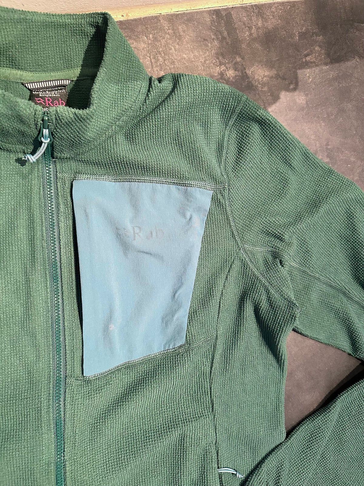 Fleecejacke Rab (M Damen) Zipper Hoodie grün