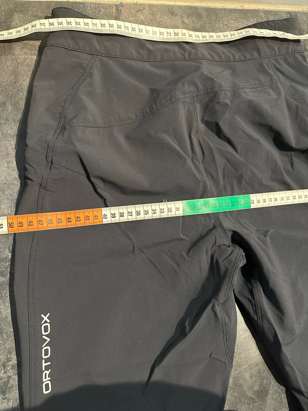 Trekking Hose Ortovox Merino (S Damen) leichtes softshell schwarz