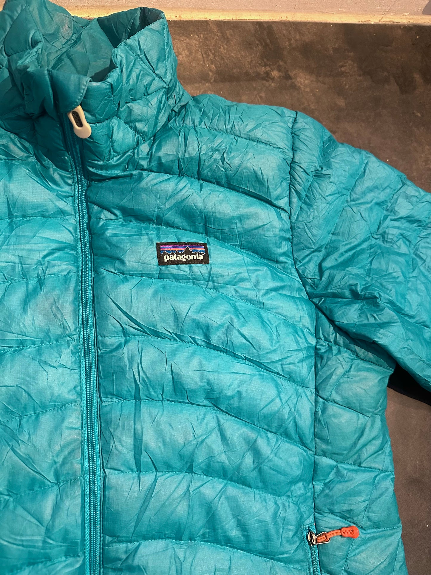 Patagonia Daunen Jacke (M Damen) Isolations- Steppjacke blau