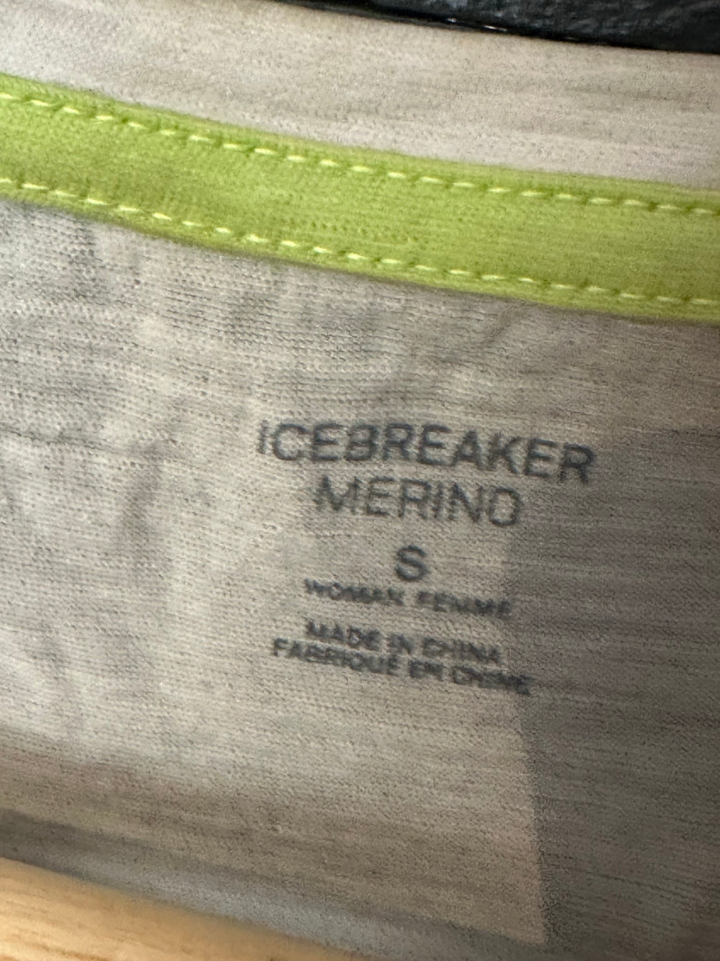 Merino T-Shirt von Icebreaker (Damen S) weiß print