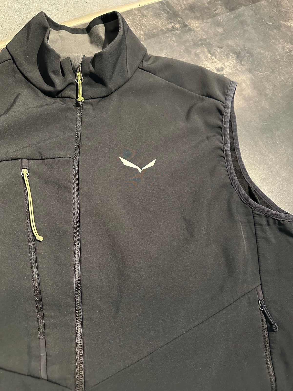 Windbreaker Weste Salewa (XXL Herren) Softshell schwarz