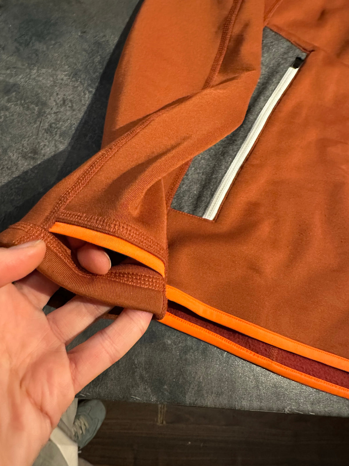 Ortovox Fleece Jacke (L Herren) Merino inside terrakotta