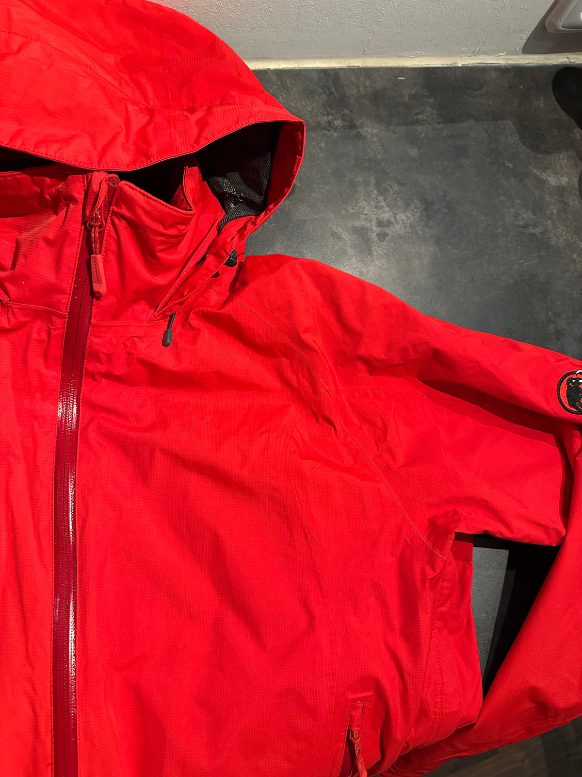 Regen Jacke Mammut (XL Herren) 3-lagig rot wasserdicht