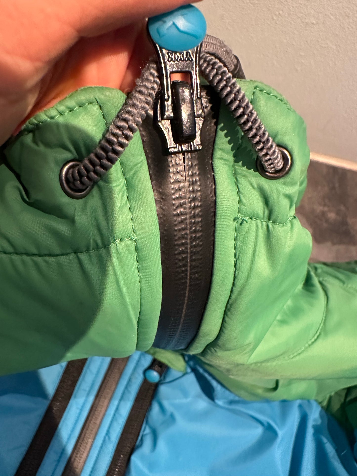 Primaloft Isolation Jacke Salewa (L Herren) grün blau braun