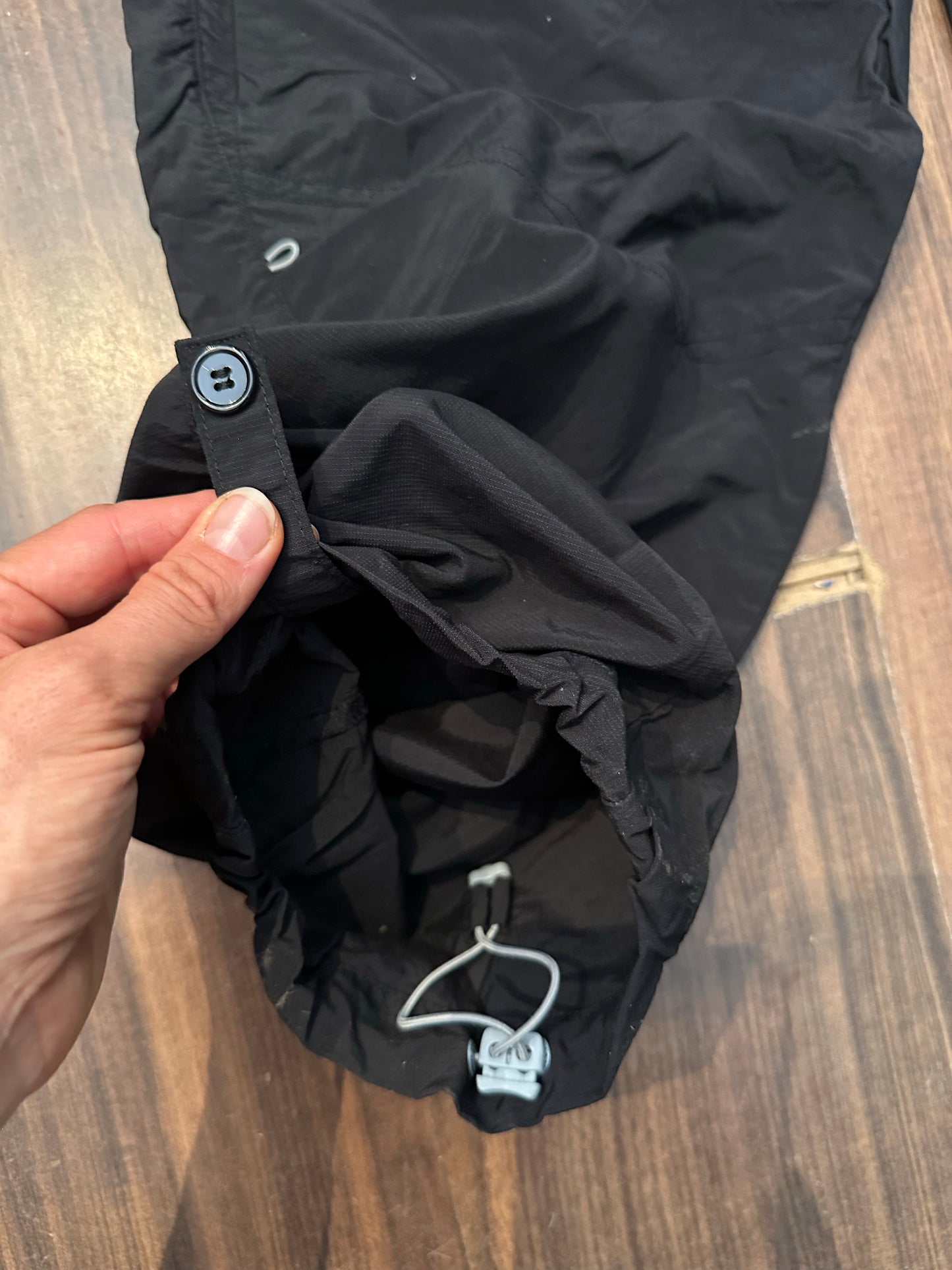 2-in-1 Hose Mammut (XL Damen) Zip-Off wasserabweisend schwarz