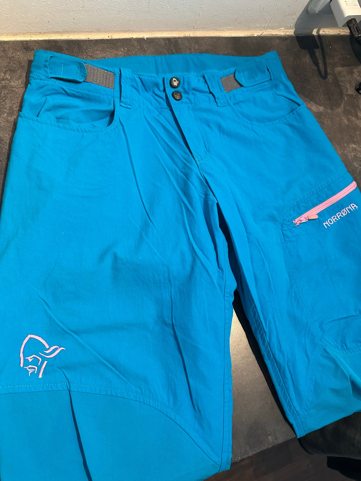 Funktions- Hose von Norrøna (S Damen) Trekking blau