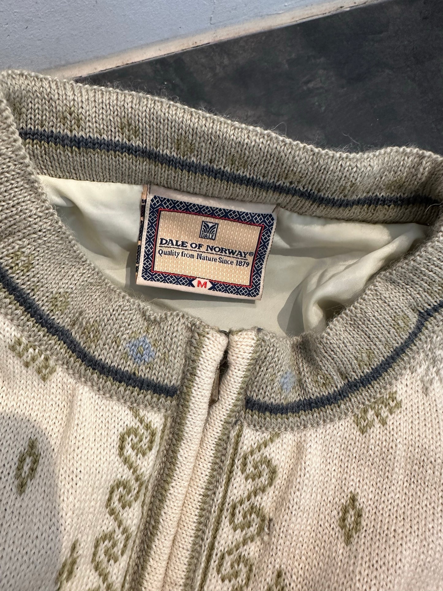 Dale of Norway Strick Jacke (M Damen) pure Wolle creme