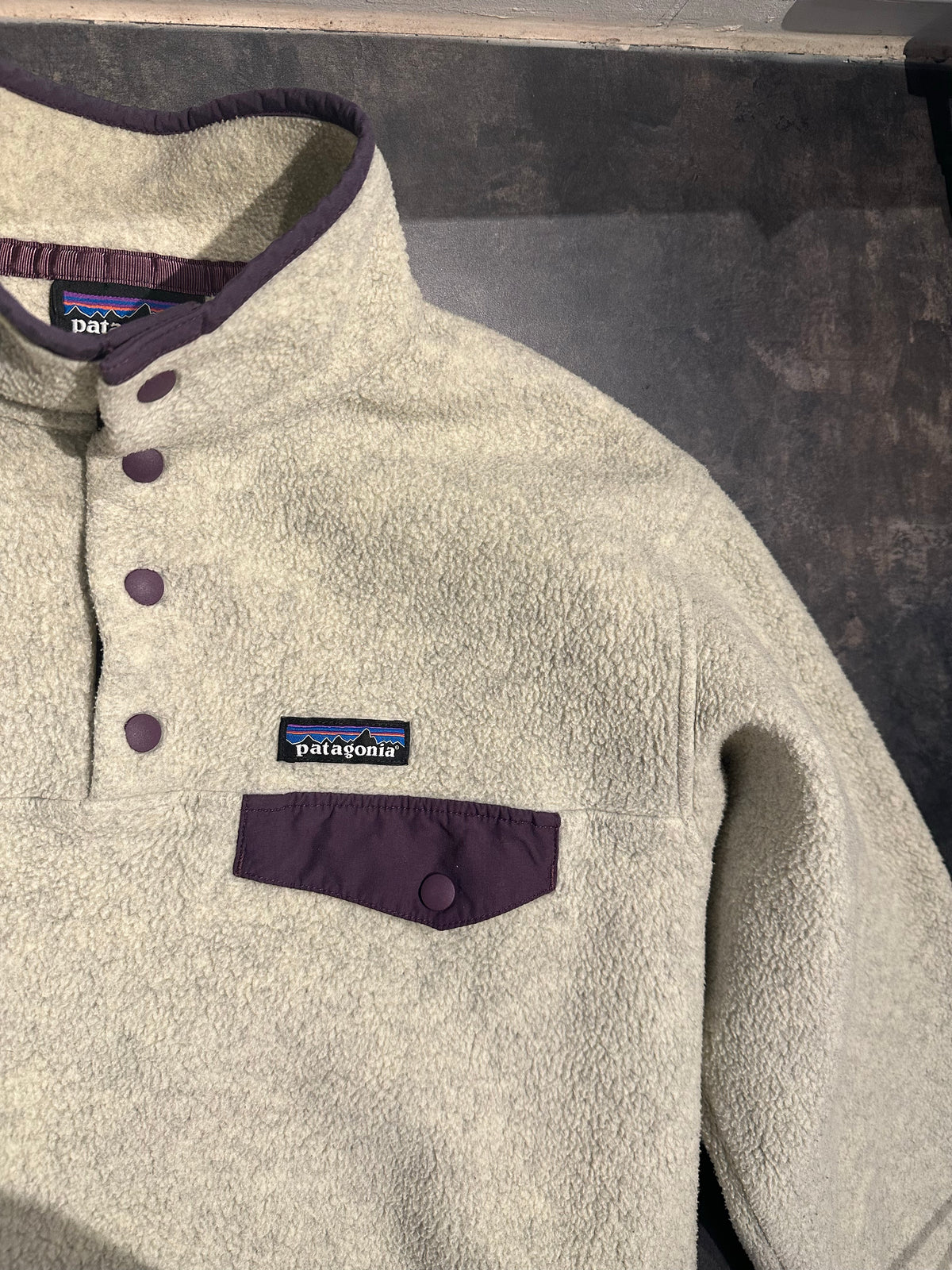 Patagonia Fleece Pullover (S Herren /M Damen) Synchilla grau