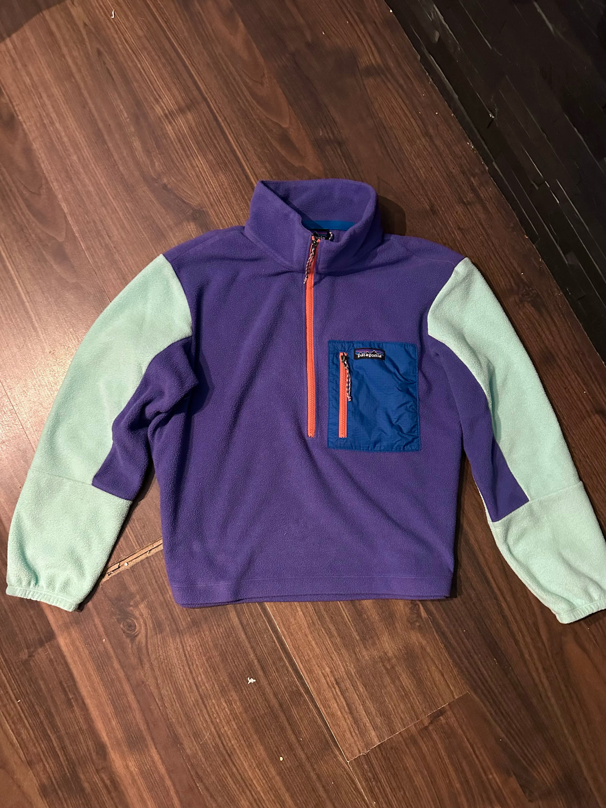 Fleece Pullover Patagonia Synchilla (S Damen) lila türkis
