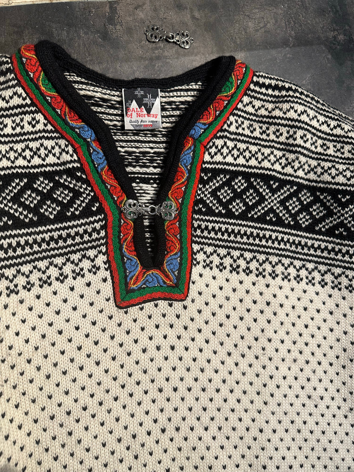 Strick Pullover Dale of Norway (XL Herren) Wolle creme