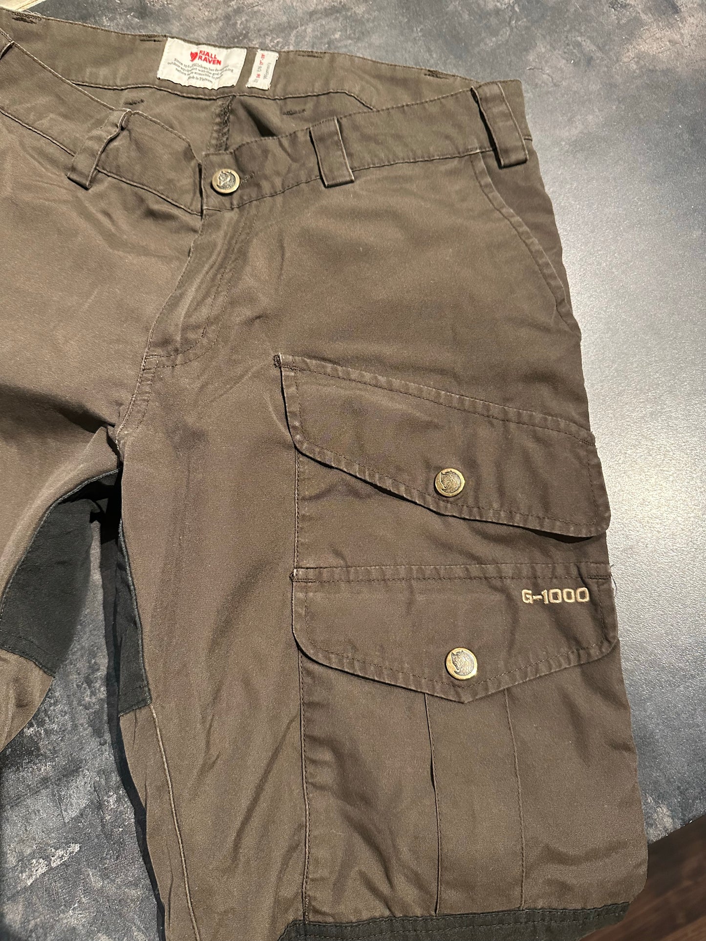 Fjällräven Barents Hose (S Damen) braun schwarz