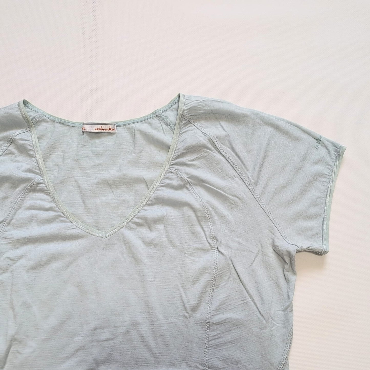 T-Shirt von Icebreaker Merino (L Damen) türkis print