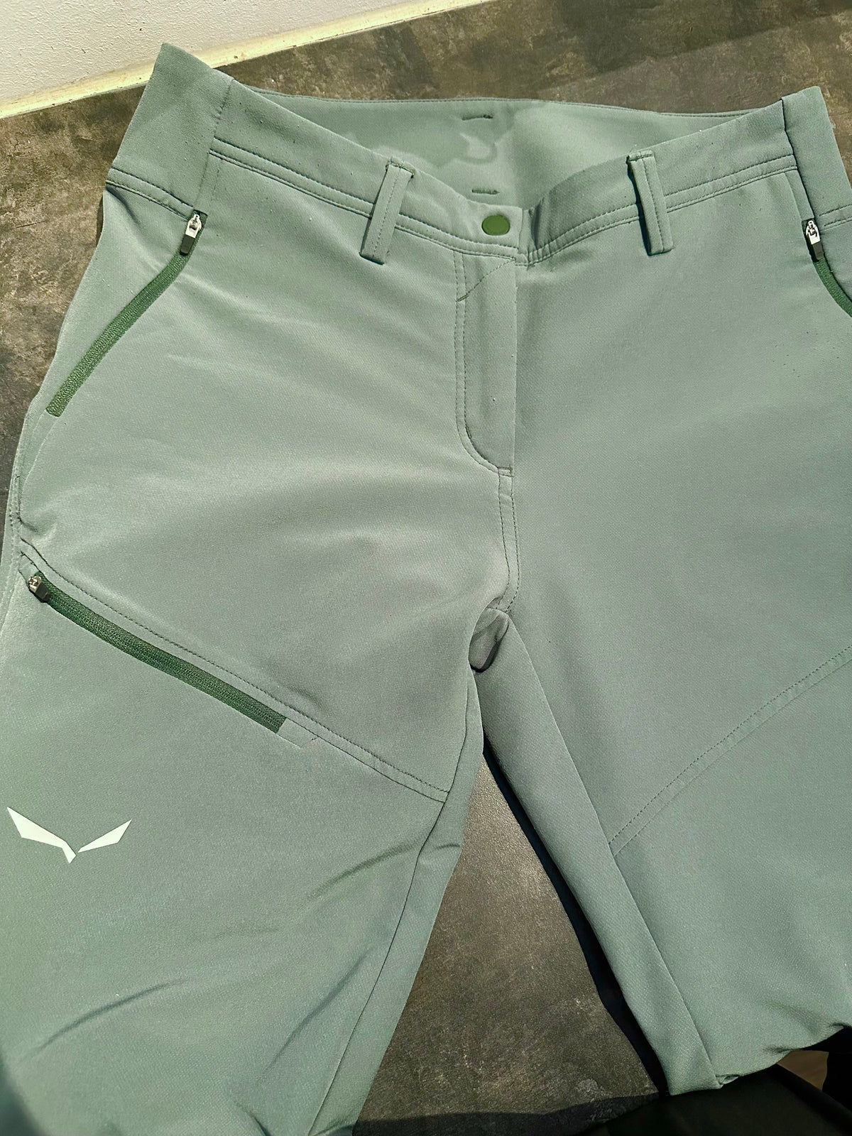 Hose Salewa leichtes Softshell (M Damen) grün